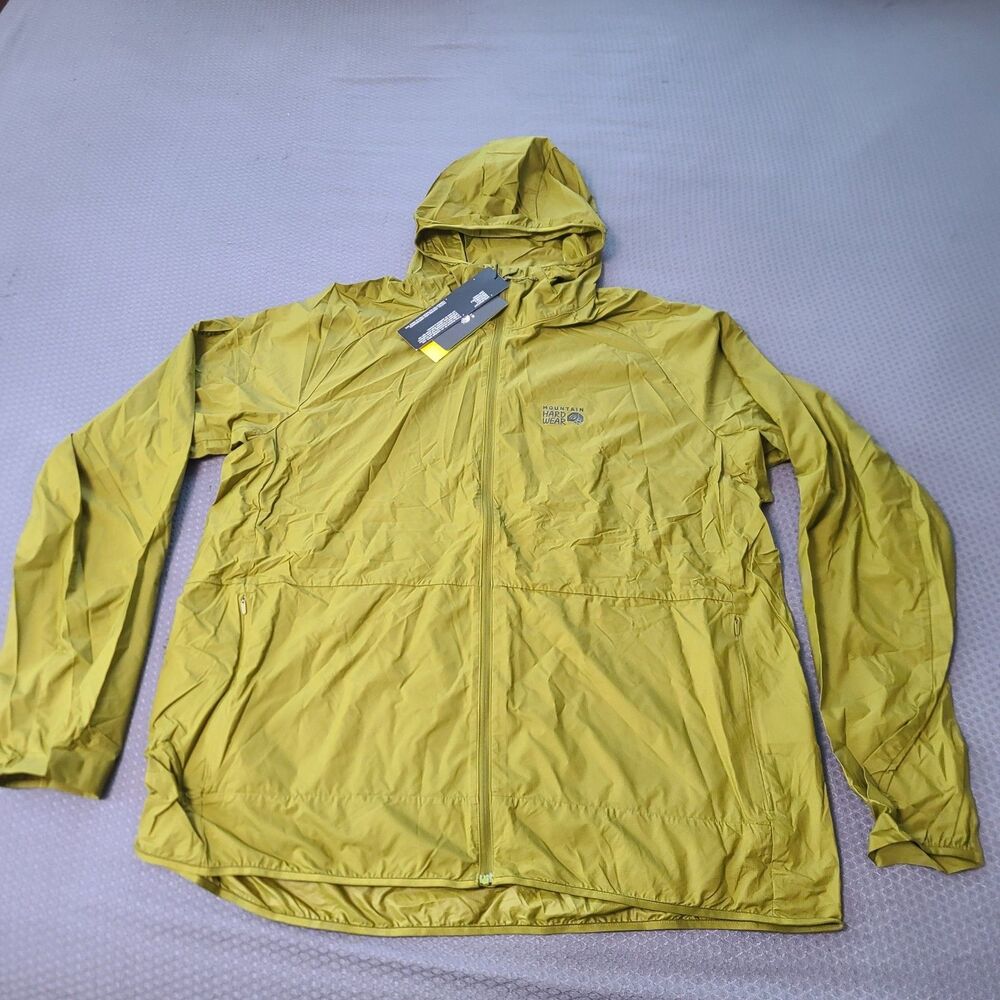 NWT Mountain Hardwear Kor Airshell Jacket Men's XXL Green Lightweight Packable